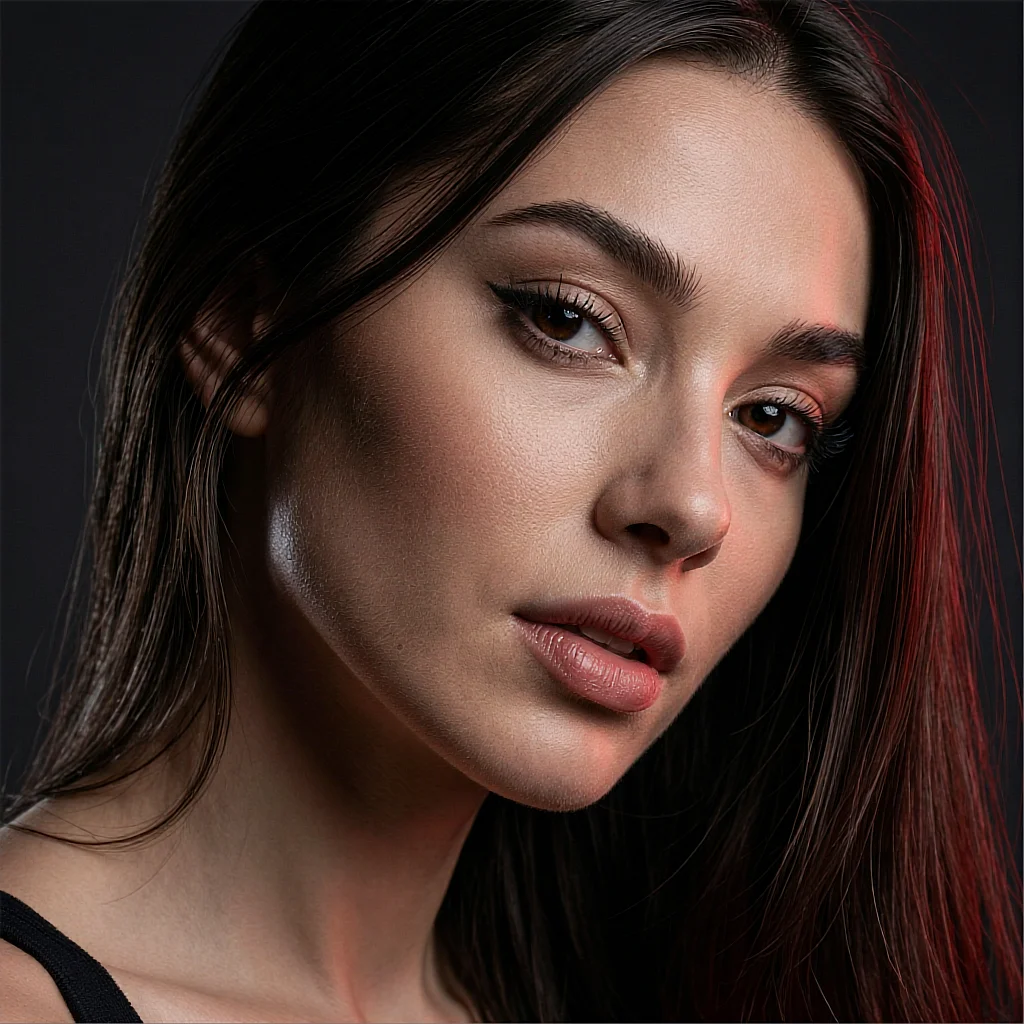 AI blowjob model — blonde